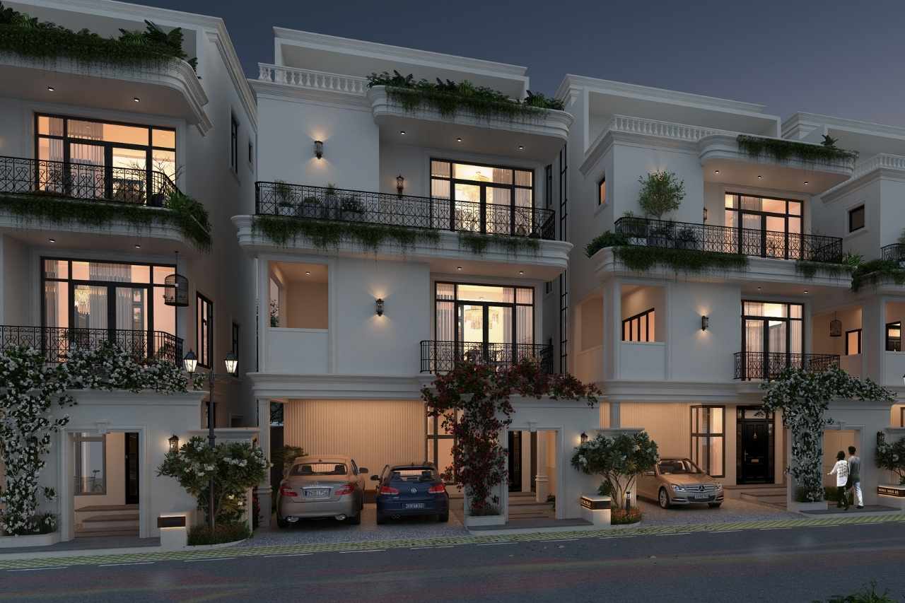 Terra Vista streetscape near Electronic City